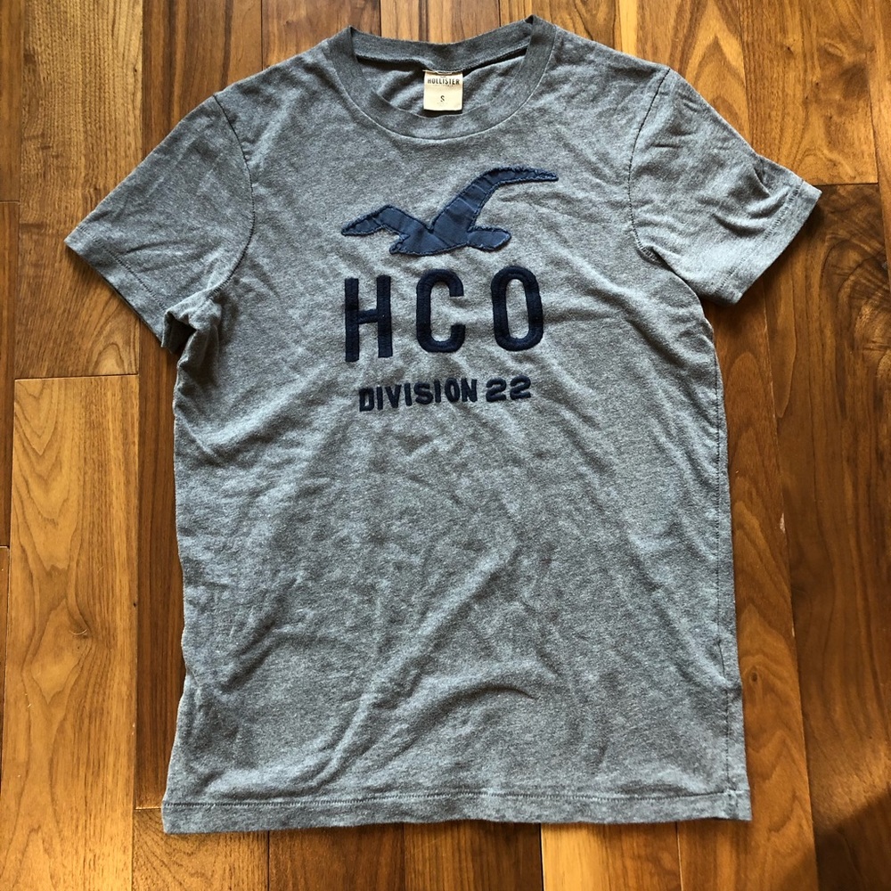 Men’s Small Gray Hollister Graphic T-Shirt
